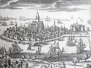 Kopergravure van Saint-Malo