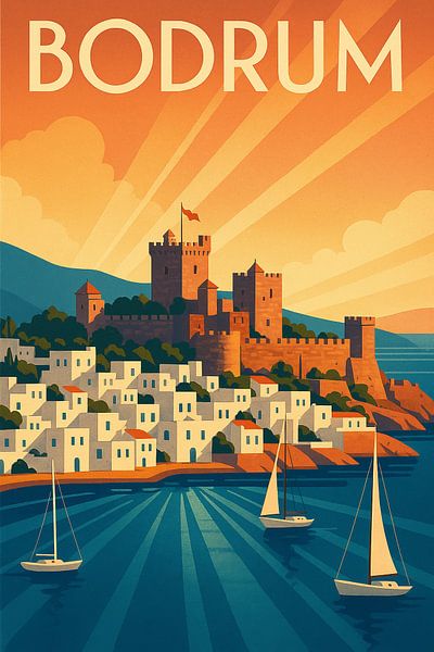 Bodrum Sunset Harbor Elegance by Travel Shop