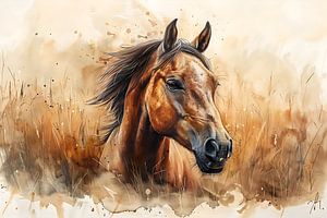Pferd Skizze