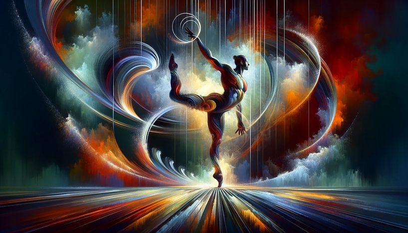 Kosmische Ballerina: Tanz der Himmelskörper von artefacti