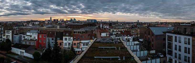 Ungewöhnliches Panorama von Brüssel von Werner Lerooy