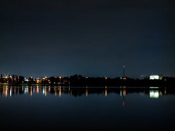 Lake Haarrijn almost night by Martijn Wit