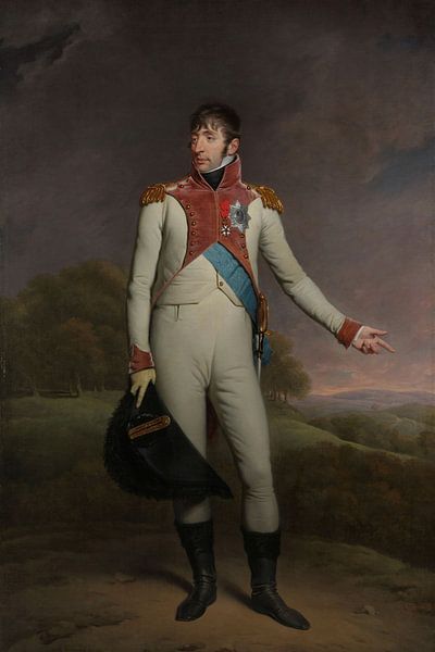 Portret van Lodewijk Napoleon, koning van Holland, Charles Howard Hodges van Marieke de Koning