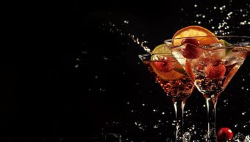 Luxe cocktails panorama van TheXclusive Art
