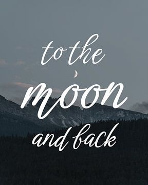 To the moon and back by Wendy Verlaan