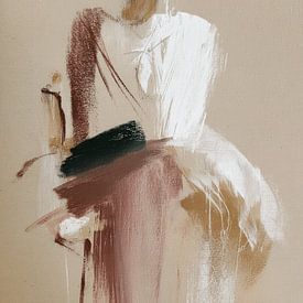 Abstraktes figuratives Porträt von Studio Allee