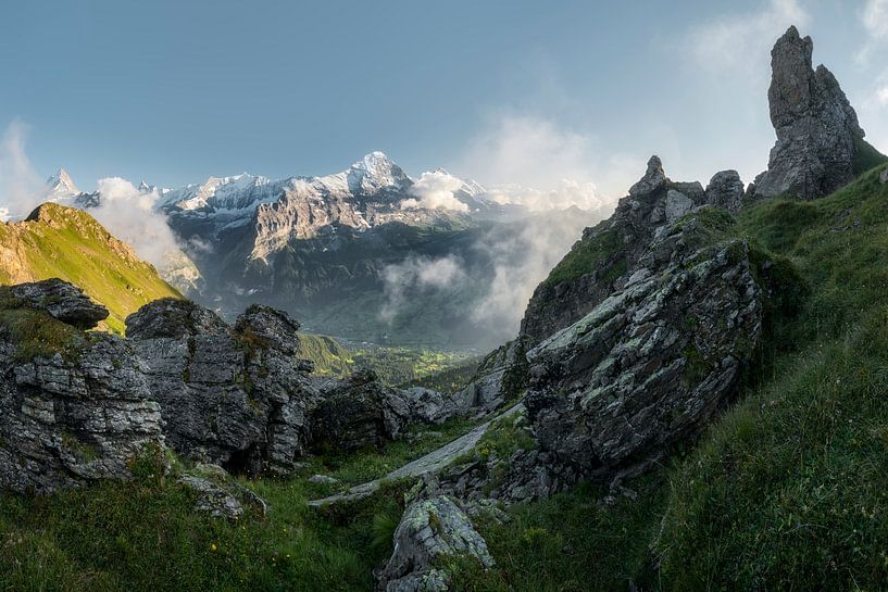 Eiger North Face by Rainer Mirau