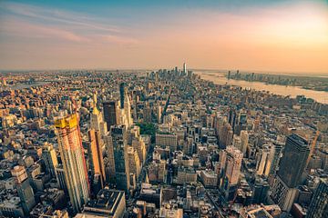 Skyline van New York City, VS van Patrick Groß