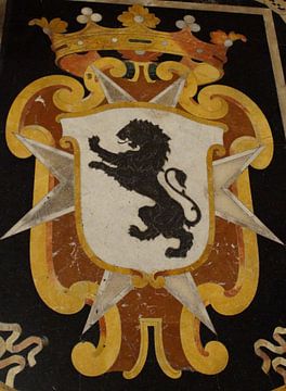 Familiewapen / Coat of arms, St. John's Co Cathedral, Valletta, Malta van Maurits Bredius