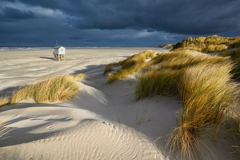 Cottage on the beach by Ellen van den Doel