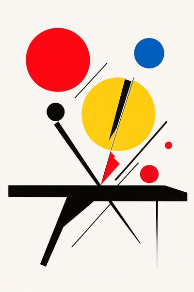 Abstract geometric composition by Poster Art Shop