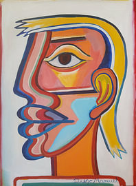 Head of a man