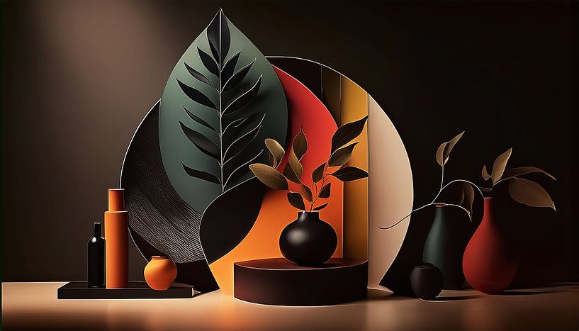 Plants with colours and shapes by Mustafa Kurnaz