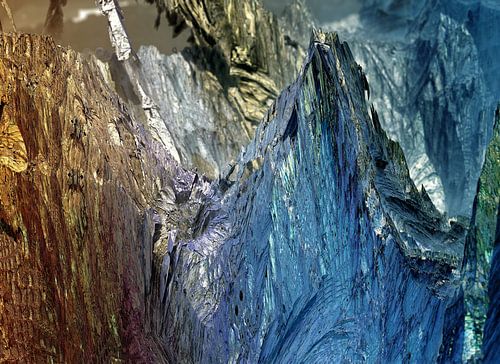 De blauwe berg