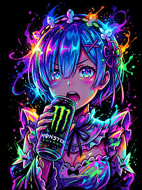 Anime-Getränk  Splash-Art