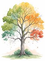 Arbre des quatre saisons