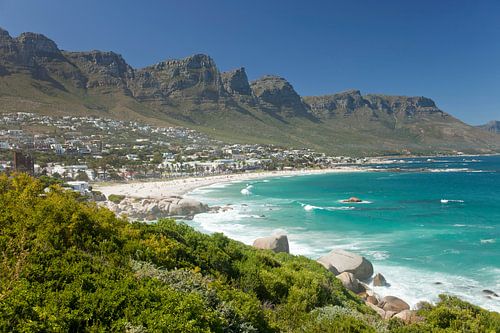 Camps Bay Beach in Kaapstad, Zuid-Afrika