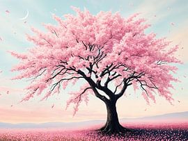 Pink Blossom Spring by Rizal Azhari