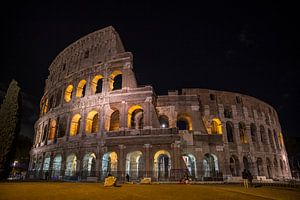 The Colosseum at night