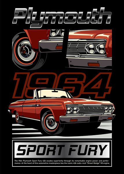 Plymouth Sport Fury Muscle Car van Adam Khabibi