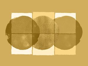Skandinavischer Minimalismus Ockergelb Senf Monochrom