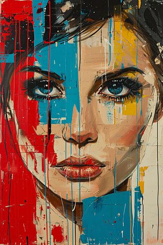 Emotionele Expressie met Kleurrijk Tranen