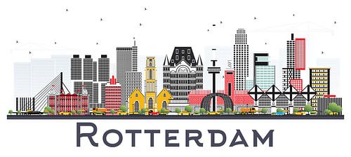 Rotterdam Skyline City