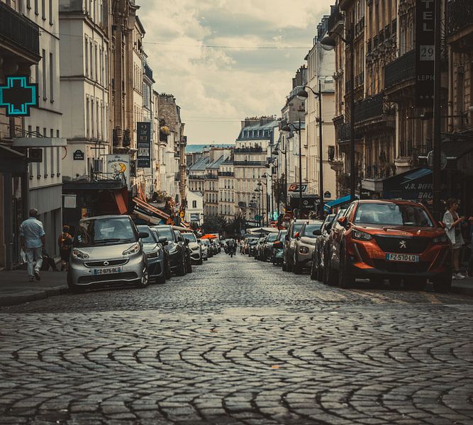 Straßenleben in Paris von Gerben Bol