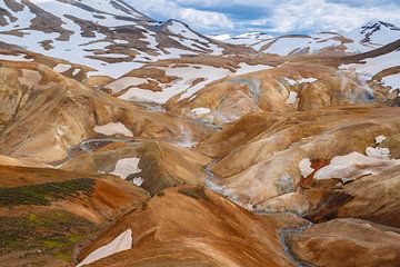 Kerlingarfjöll een bergketen in IJsland van Menno Schaefer