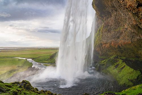 Wasserfall Seljalandsfoss in Island
