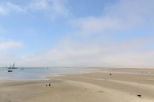 Marée basse sur la côte de Terschelling sur Ellinor Creation