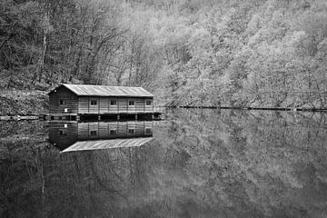 Nisramont-See, La Roche en Ardennes, Belgien von Imladris Images