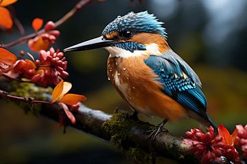 Graceful Kingfisher by PixelPrestige