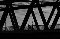 Cycling the bridge by De Rover thumbnail