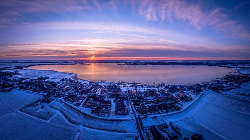 Dorp aan het water panorama