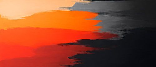 Kleurenspel in het abstracte