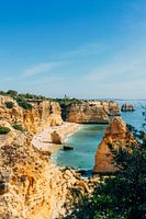 Beach Portugal from above | Travel photography Algarve