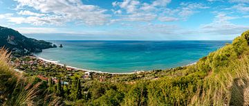 Agios Gordios auf Korfu mit Blick aufs Meer und seine Küsten