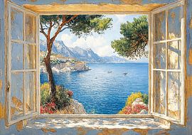 Matisse inspiriert Open Window See von Niklas Maximilian