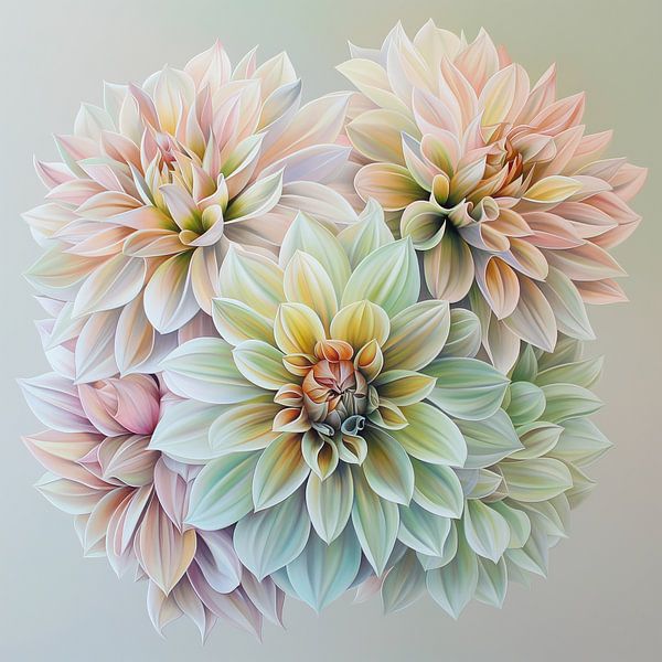 Colourful flowers by Bert Nijholt