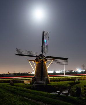 Holländische Windmühle von AURORA Prints