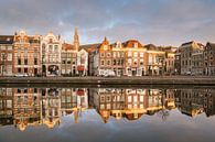 Sunrise at the river Spaarne van Koen van der Lee thumbnail