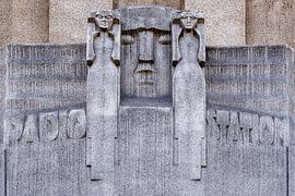 Façade en pierre Radio Kootwijk sur Evert Jan Luchies