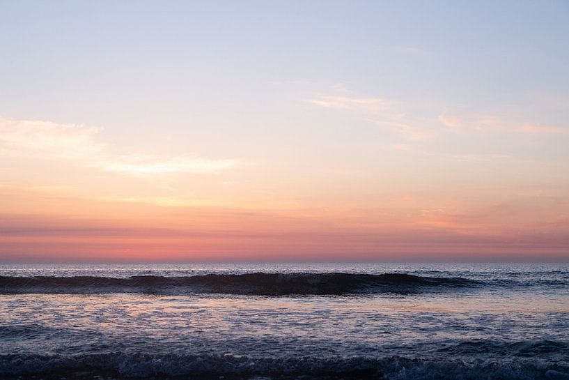 Soft tones sunset on Ameland fine art photography by Karijn | Fine art Natuur en Reis Fotografie