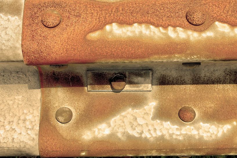 Minimalism Art Photography Vangrail Old by Hendrik-Jan Kornelis