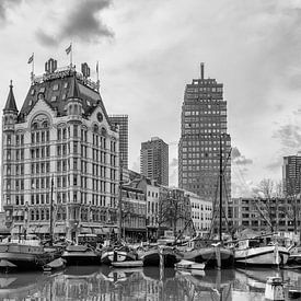 Oude Haven met het Witte Huis in Rotterdam van Don Fonzarelli