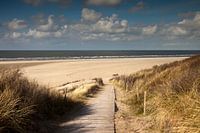 Strand op het eiland Spiekeroog, Nedersaksen