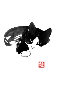 tired cat by Péchane Sumie