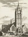 Coenraet Decker, Ansicht der Alten Kirche in Delft, 1678 - 1729 von Atelier Liesjes Miniaturansicht