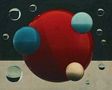 Constructivisme schilderij nummer 14 van Jan Keteleer thumbnail